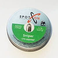 Кулі пневматичні Spoton Sniper 1.1 г (175 шт)
