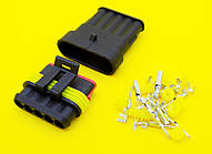 Герметичний авто роз'єм DG7061-1.5 6P (мама-папа) комплект