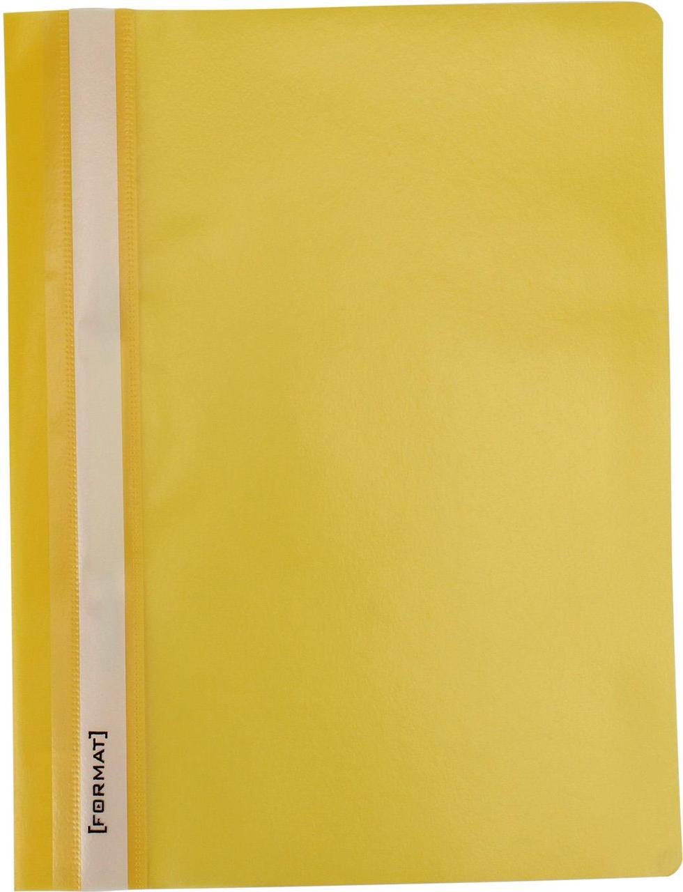 Папка-швидкозш. "Format/Economix Light" №F38503-05 А4 без перфор.,апельс.,жовт, фото 1