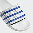 Тапки adidas adilette оригінал чоловічі білі капці, фото 5