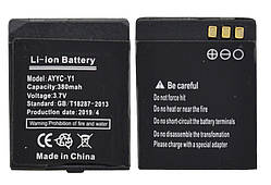 Акумуляторна батарея AYYC-Y1 для смарт-годинника 380 mah Black (6517)