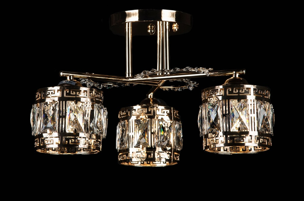 Люстра світильник стельова з кришталевими плафонами Splendid-Ray 30-3992-51
