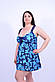 Синьо-білий купальник плаття 74 розмір, танкіні з 66 по 74, фото 2