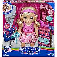 Интерактивная кукла Baby Alive Snip n Style Baby (E5241)