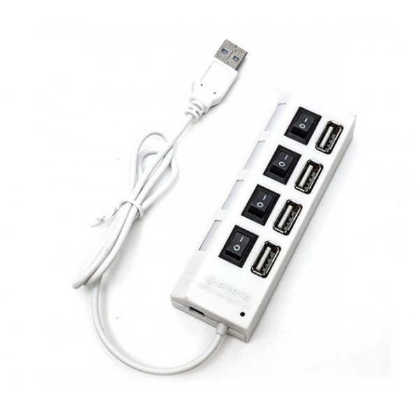 USB 2.0 HUB на 4 порти Hi-speed