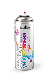 Фарба емаль аерозольна 400мл чорний металік Newton 207-474 |краска эмаль аэрозольная черный металлик