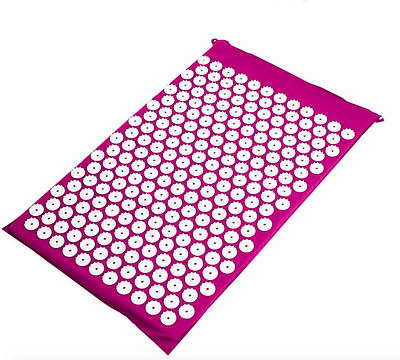 Килимок для акупунктурного масажу Acupressure Mat Рожевий 184178
