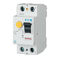 Дифференциальный автомат Eaton PF6-63/2/01 100mA 2P 63A AC 286501 (Moeller)