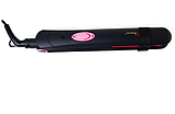 Праска для випрямлення волосся Domotec MS-4908 чорний, фото 3
