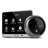 Бездротовий дверний розумний відеоочечок-камера для вхідних дверей із датчиком руху, монітором і Wifi Ezviz