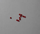 Гудзик для ляльок мікро, 4 мм, № 4.27 відтінок червоного, фото 2