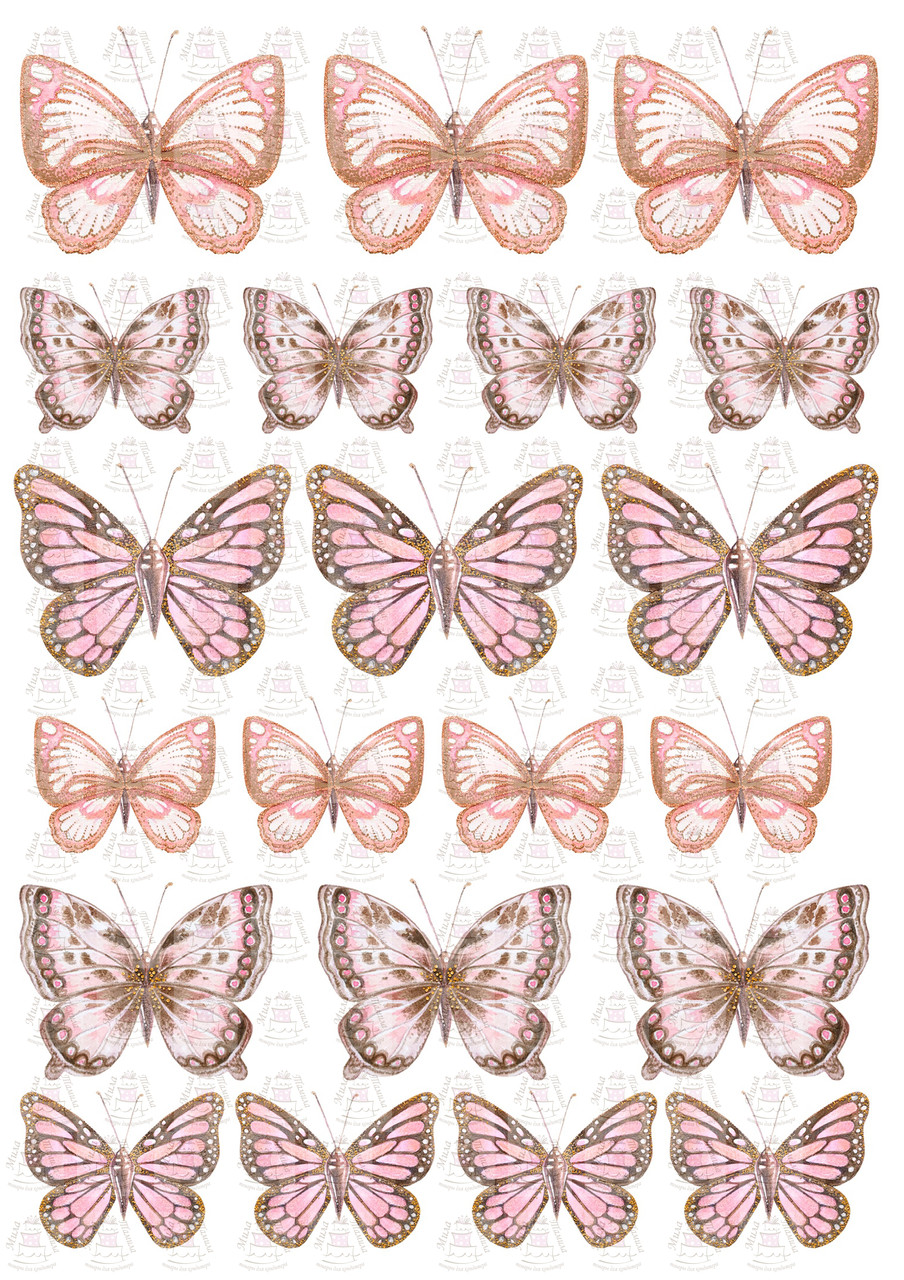 Вафельна картинка Метелики (200945)