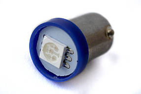 Світлодіодна лампа AllLight T 8.5 1 діод 5050 BA9S 12 V 0.45 W BLUE