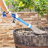 Водомет распылитель для полива мойки авто с отсеком для моющих средств насадка на шланг Water Cannon, фото 9