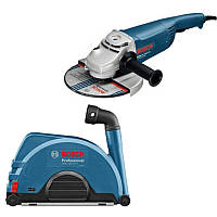 Болгарка BOSCH GWS 24-230 JH і кожух для відведення пилу Bosch GDE 230 FC-T (аренда, прокат)