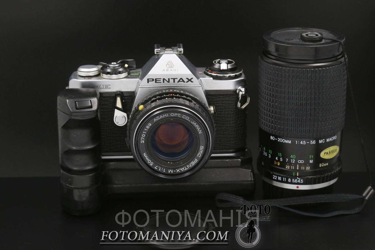 Pentax ME kit SMC Pentax-M 50mm f1.7 + Winder ME + Cosina80-200mm f4.5-5.6
