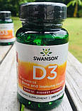 Swanson D3 5000 250 IU sgels, фото 5