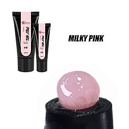 Акрил-гель для нігтів Molekula Nails No02 Milky pink 15 мл