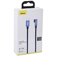 Кабель Baseus (CATLMVP-A03) MVP Elbow Type C to Lightning Cable PD 18W 1m Blue