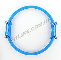 Кольцо для пилатеса 38 см фитнеса и йоги, изотоническое фитнес кольцо, колесо Isotonic Ring Синий