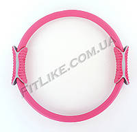 Кольцо для пилатеса 38 см фитнеса и йоги, изотоническое фитнес кольцо, колесо Isotonic Ring Розовый