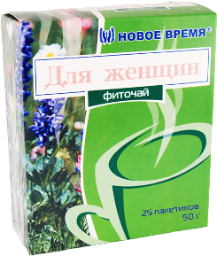 Фіточай Для Жінок, 25 пак, Новий Час