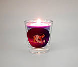 Набір романтичних свічок "Камасутра" з ароматом лаванди (міні, 2 свічки) - Свічки для побачення і ночі любові, фото 7