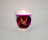 Набір "Твоя супер ніч": 6 романтичних свічок "Камасутра" з ароматом лаванди і баночка із завданнями, фото 7