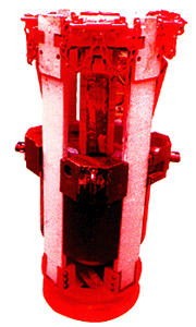 Пневмоклиньевой захоплення для механізованого захоплення труб в роторі (ПКР-560М; ПКРО-560М)