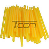 Термоклей для пістолета 7 мм, жовто-матовий, паковання — 1 кг., фото 2