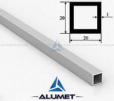 Труба алюмінієва 20х20х1 мм без покриття