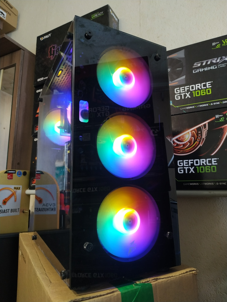 Игровой Компьютер Intel Core I7 3.8GHZ, GTX 1060, 16GB, SSD 120GB, HDD ...