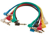 Инструментальный патч-кабель ROCKCABLE Patch Cable, Multi-Color, 15 cm (6pcs)