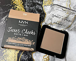 Знамениті рум'яна NYX Powder Blush колір Taupe