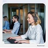 Бездротова гарнітура для колл центру Shareez BT-631 (Чорний), фото 5