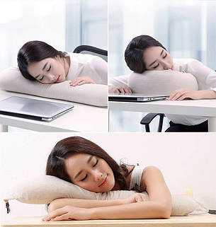 Дорожня подушка рукав Xiaomi 8H Travel U-Shaped Pillow 640х165мм Кремовий (U1/CREAM), фото 3