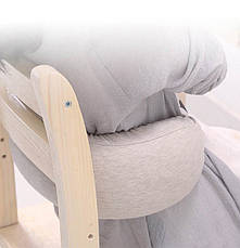 Дорожня подушка рукав Xiaomi 8H Travel U-Shaped Pillow 640х165мм Кремовий (U1/CREAM), фото 4