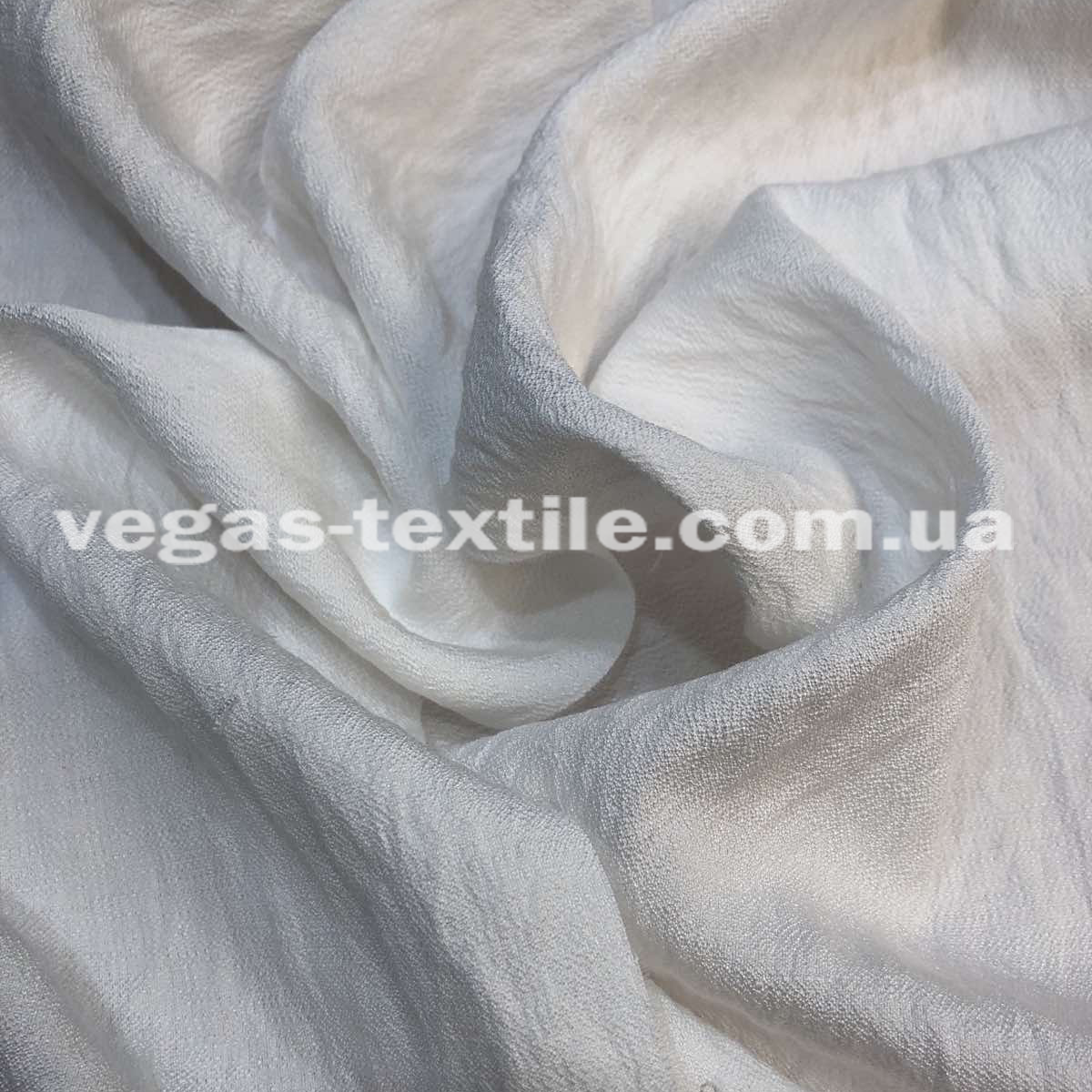 Тканина Льон Жатка Білий, фото 1