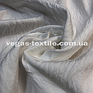 Тканина Льон Жатка Білий, фото 2