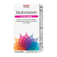 Мультивитамины для женщин Ультра мега GNC Women's Ultra Mega Multivitamin (180 caps)