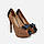 Женские туфли бежевые каблук замшевые летние, фото 5