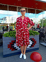 Плаття-туніка кольору вишня