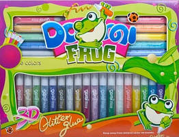 Клей з блискітками №GG009 28кольор.х10,5мл