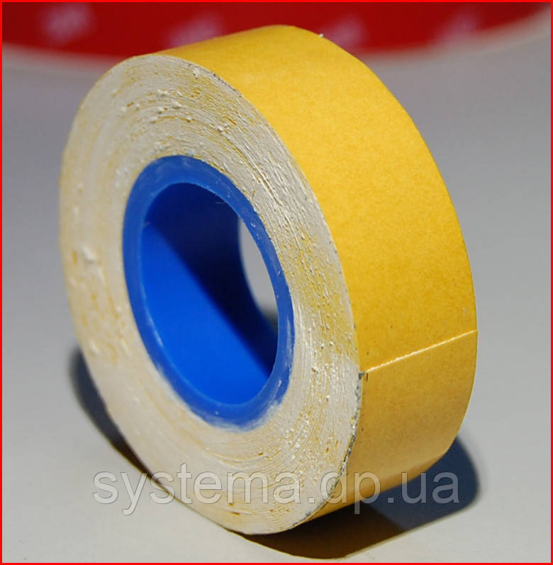 3M™ 9191 - Двосторонній скотч для ковроліну і лінолеуму, 16,0х0,26 мм, рулон 5 м, білий