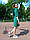 Сукня-сорочка зелений штапель, фото 6