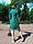 Сукня-сорочка зелений штапель, фото 2