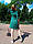 Сукня-сорочка зелений штапель, фото 4