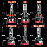 Світлодіодна лампа h7 Fseries Kelvin 8000m 40 Вт.  Led лампи H7 6000K - Гарантія, фото 7