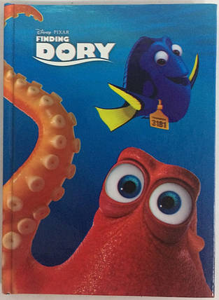 Блокнот для нотаток А6, тверда обкладинка, 48 листів офсет, клітинка, "Dory" "Хенк і Дорі 20 шт, Ц725011У KNZ, фото 1