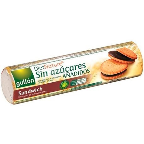 Печиво Сендвіч Без Цукру з Шоколадною Начинкою Gullon Diet Nature Sandwich Sin Azucares 250 г Іспанія, фото 1